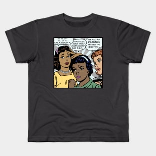 Comic Women Lost Patience Kids T-Shirt